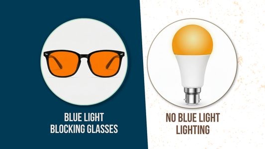 Blue Light Blocking Glasses vs. No-Blue-Light Lighting: Which Is Better?