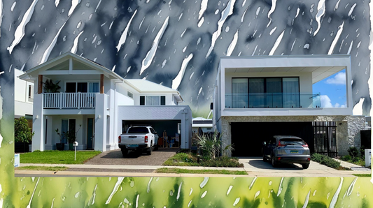 How is a roof like an umbrella?