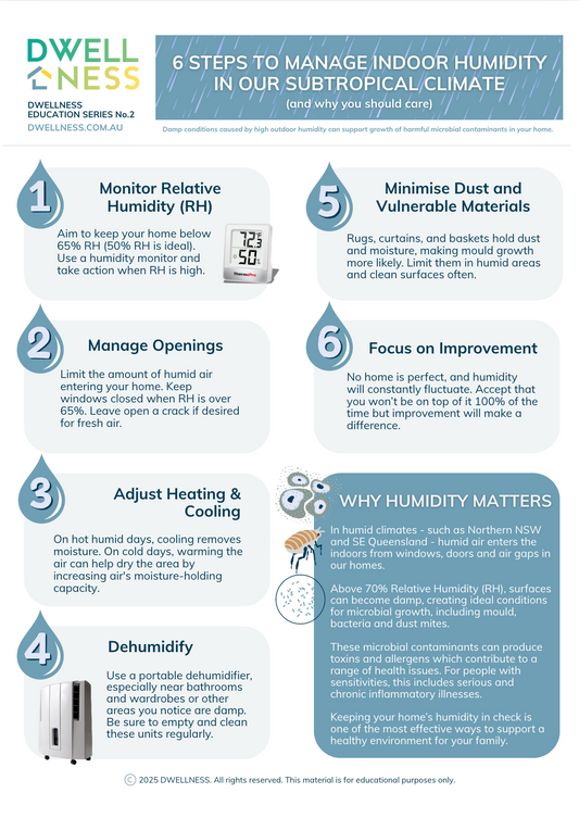 6 Steps to Manage Indoor Humidity in our Subtropical Climate
